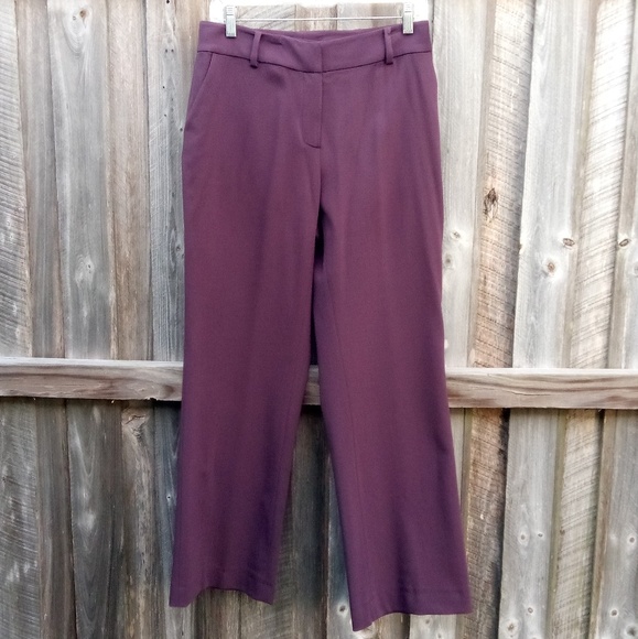 🆕 St. John Collection Plum Dress Pants Vintage 6 - Picture 5 of 8